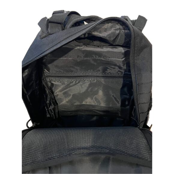 Generic Black Canvas Tactical Backpack - Picture 5 of 5